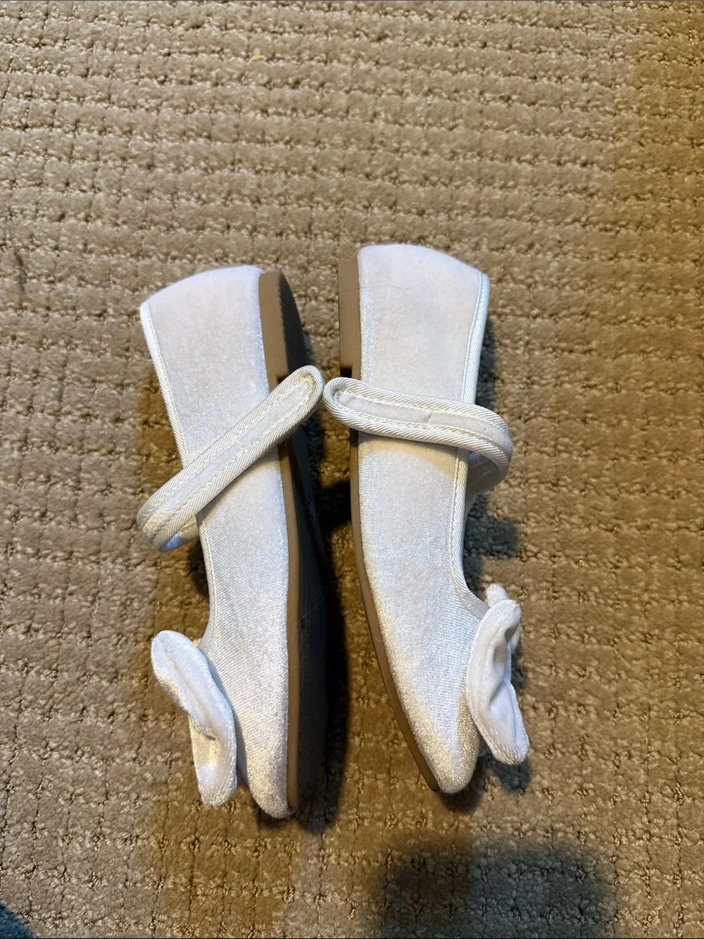 Cotton On Kids White Bow Mary Jane Flats